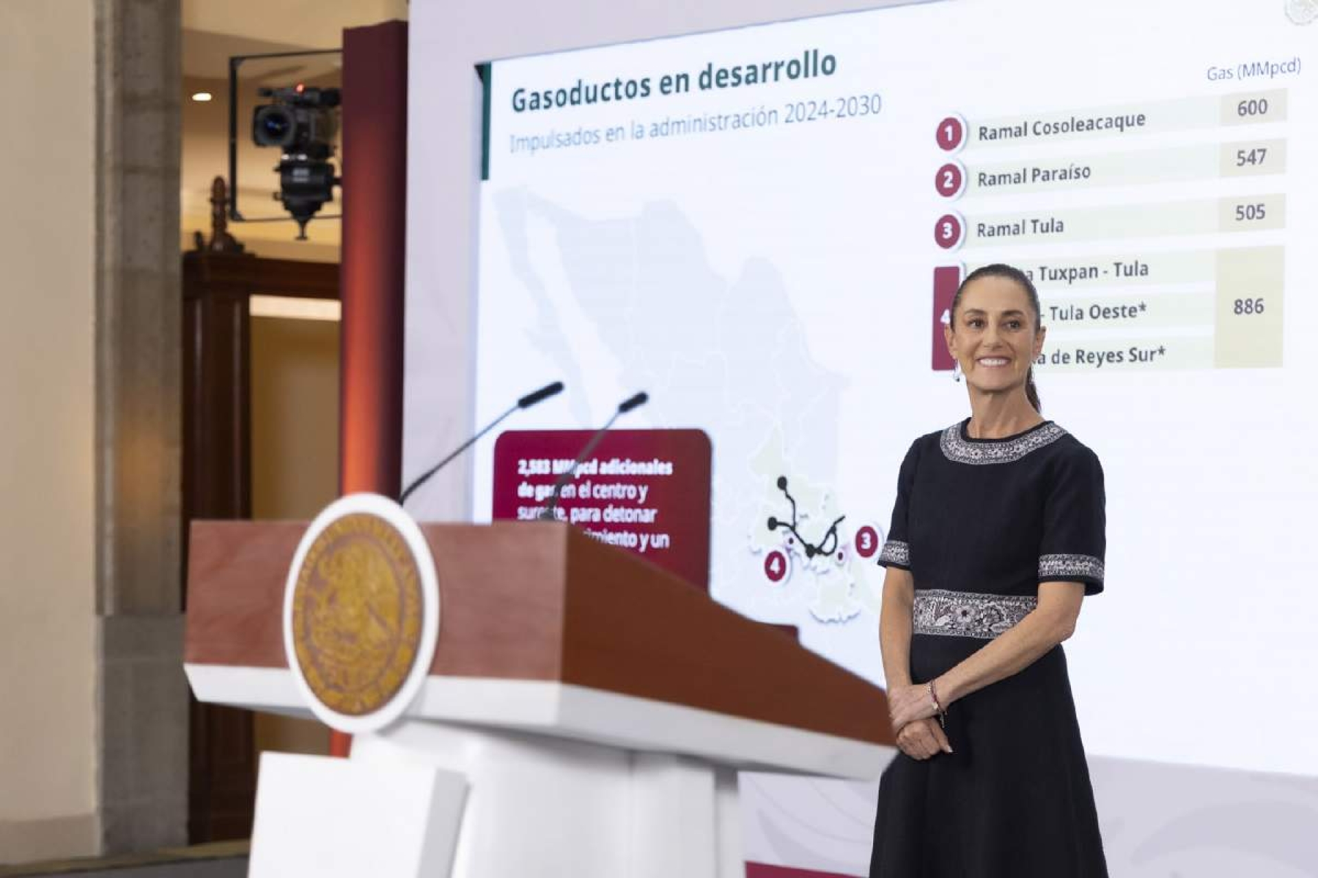 Presenta Claudia Sheinbaum el Plan de Gasoductos