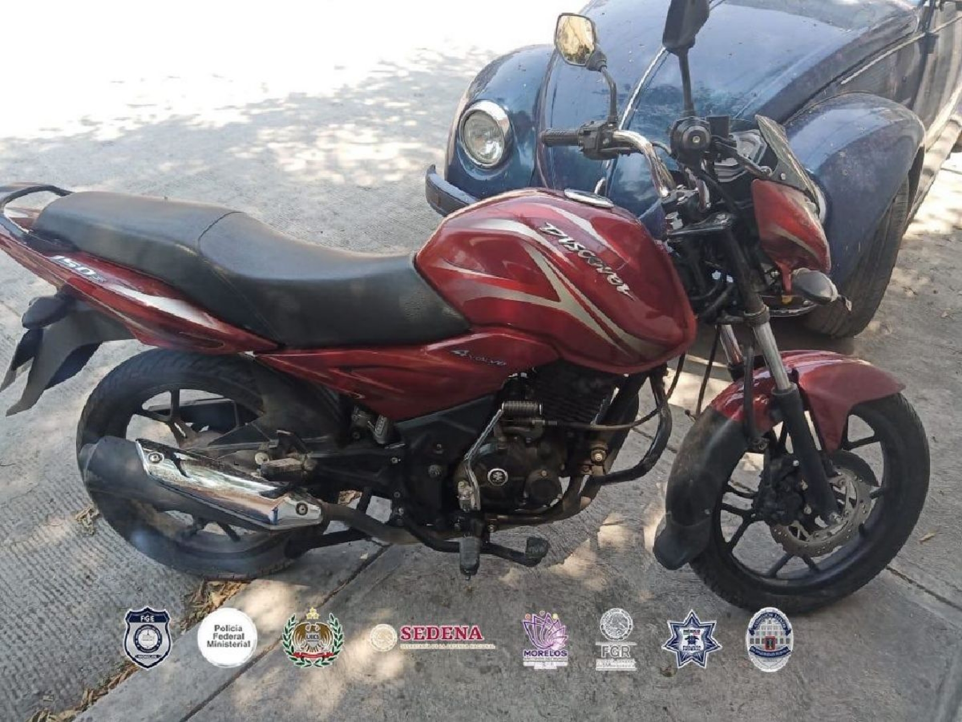 Conducía una moto que tenía el número de serie alterado