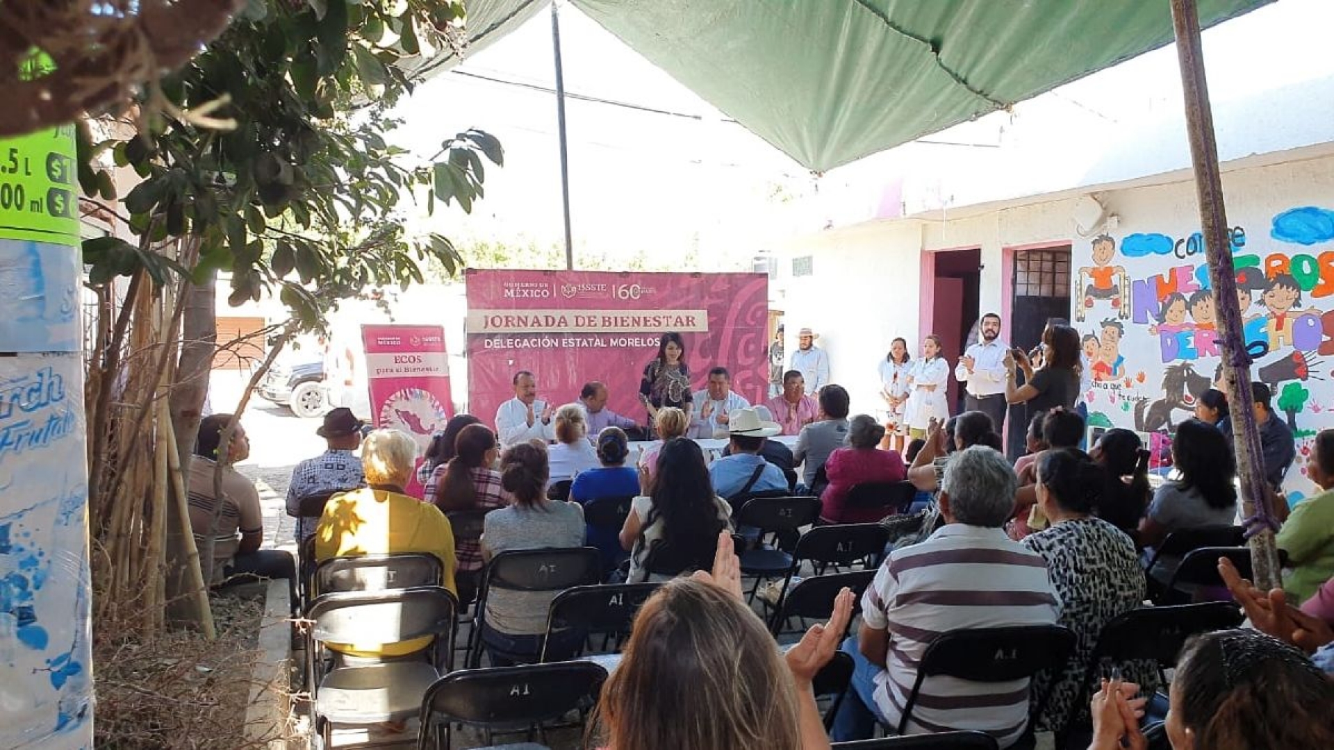 Lleva el ISSSTE servicios a la colonia Biznaga de Cuautla