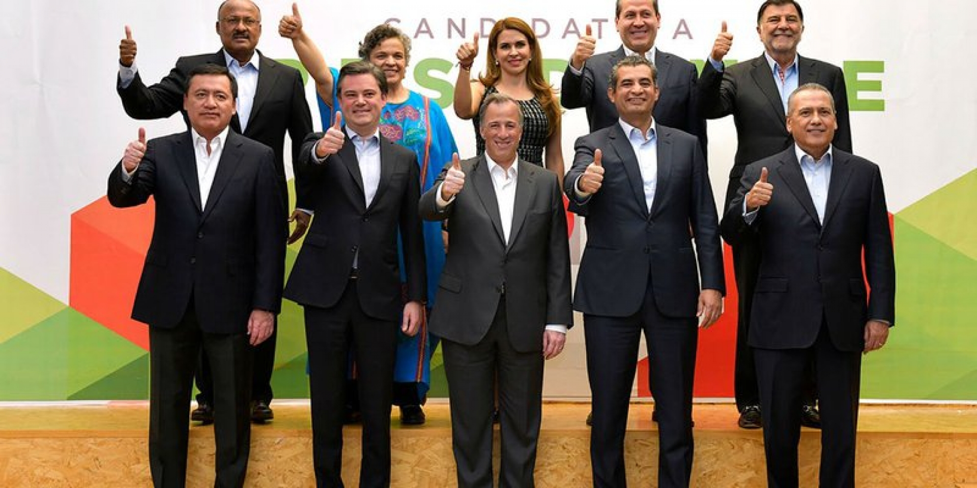 Beltrones, Paredes y Osorio se suman a campaña de Meade