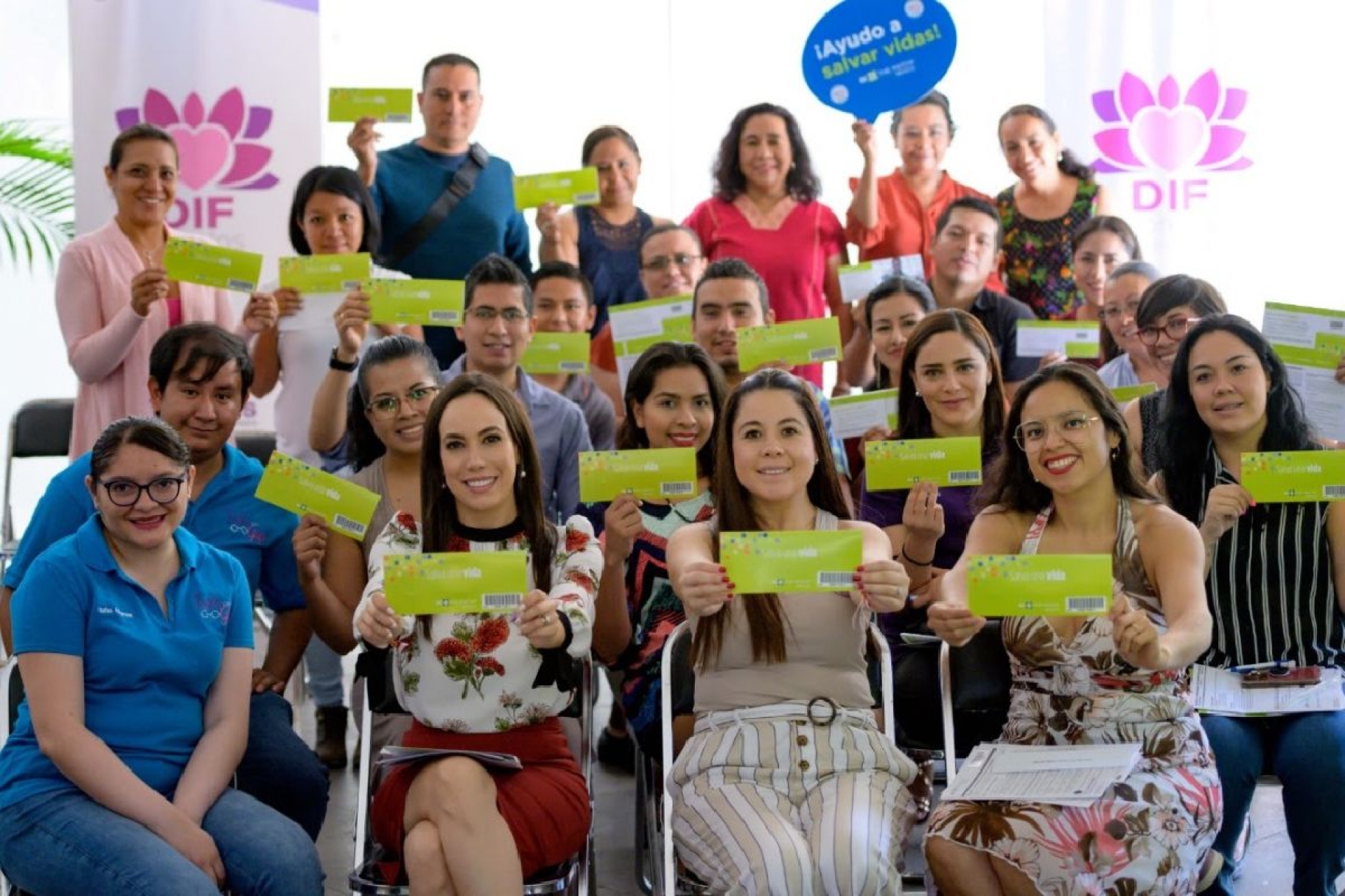 Participa Natália Rezende en campaña de donación de células madre