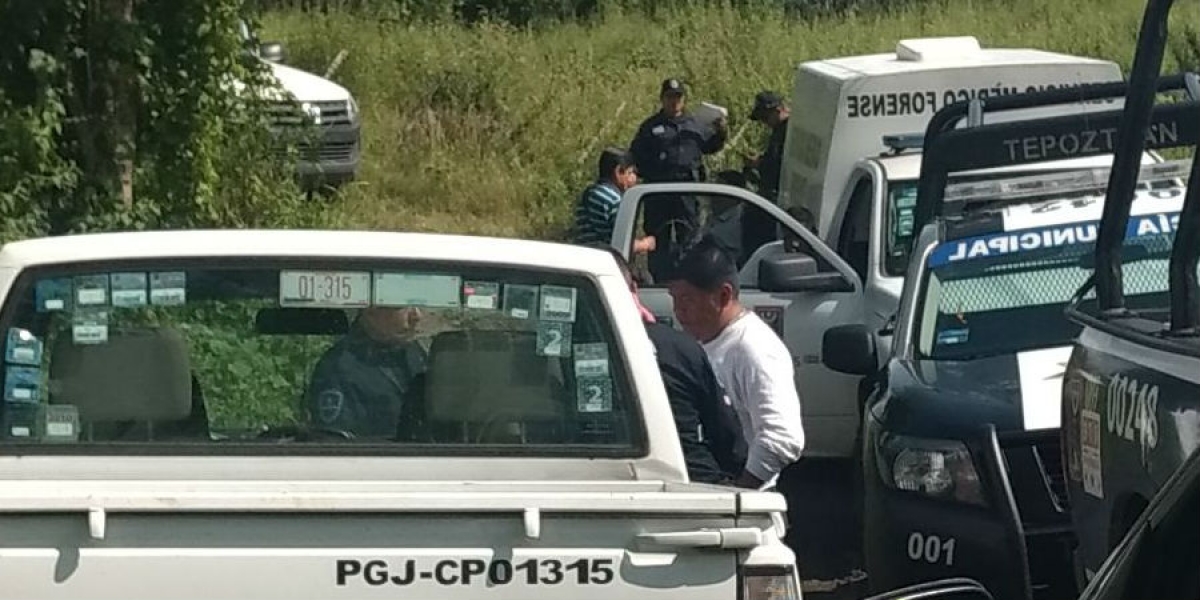 Hallan el cadáver maniatado de un hombre en una colonia de Tepoztlán
