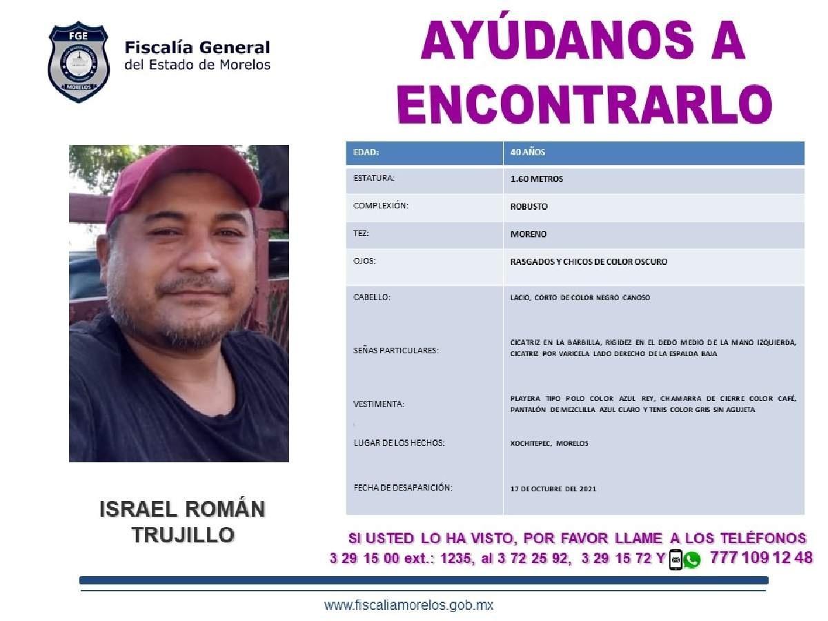 Desapareció en Xochitepec hace 13 días