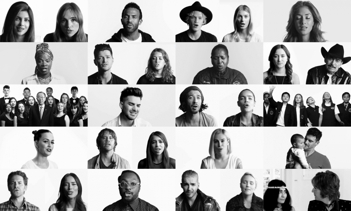 ‘Imagine’ en la voz de varias celebridades por la UNICEF
