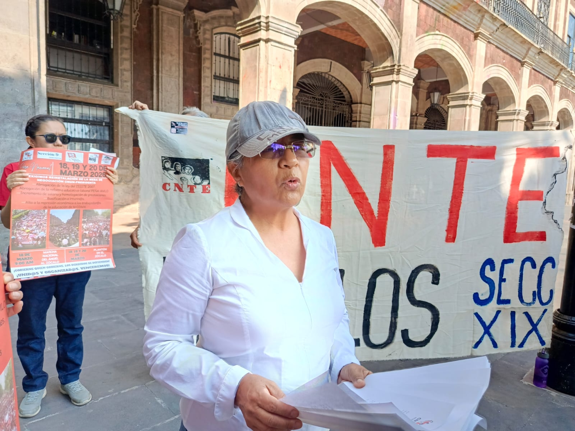 CNTE anuncia paro de labores desde mañana