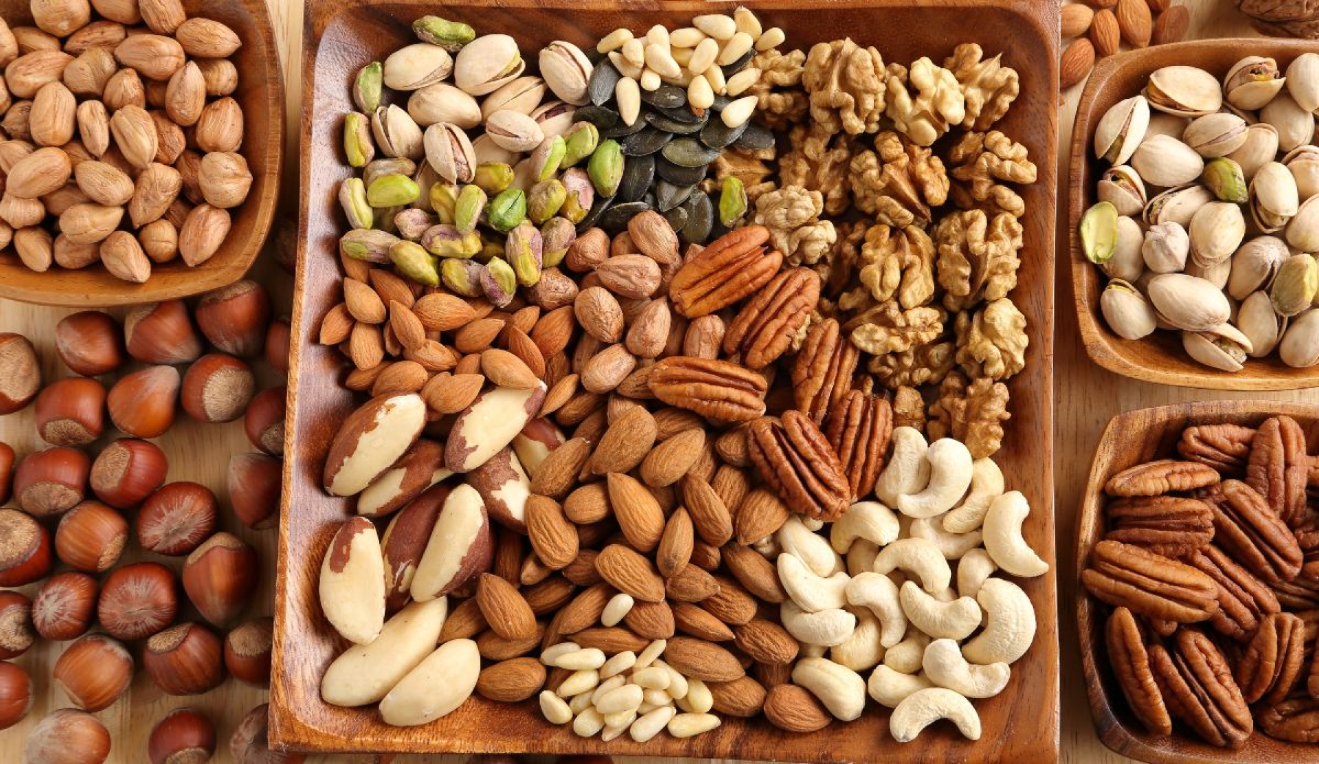 Tres frutos secos con mayor aporte proteico, según especialistas