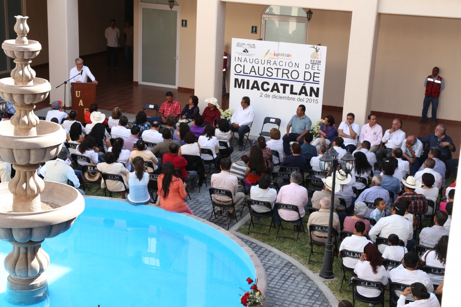 Inaugura UAEM claustro universitario en Miacatlán