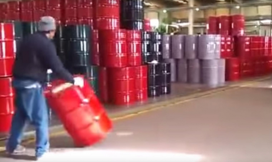 La forma más sencilla de mover barriles sin esfuerzo