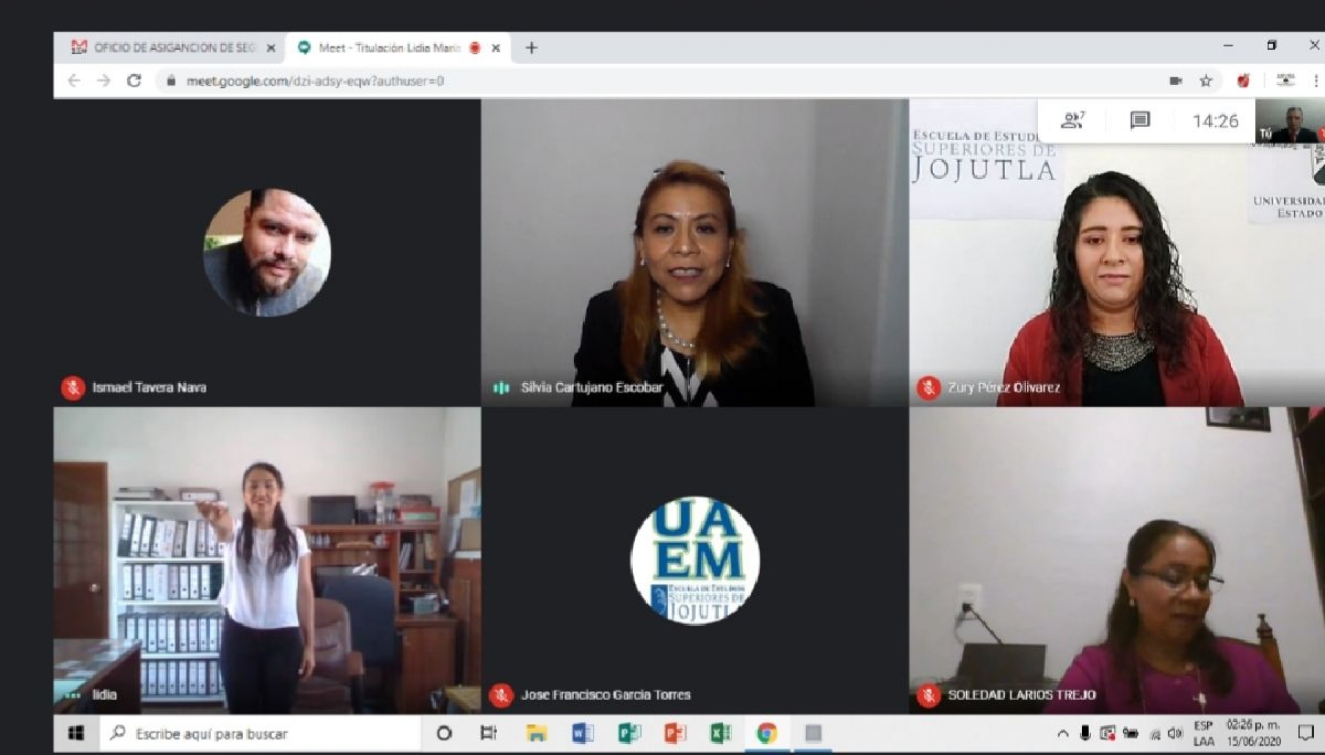 Se realizan primeras titulaciones virtuales en la EESJ