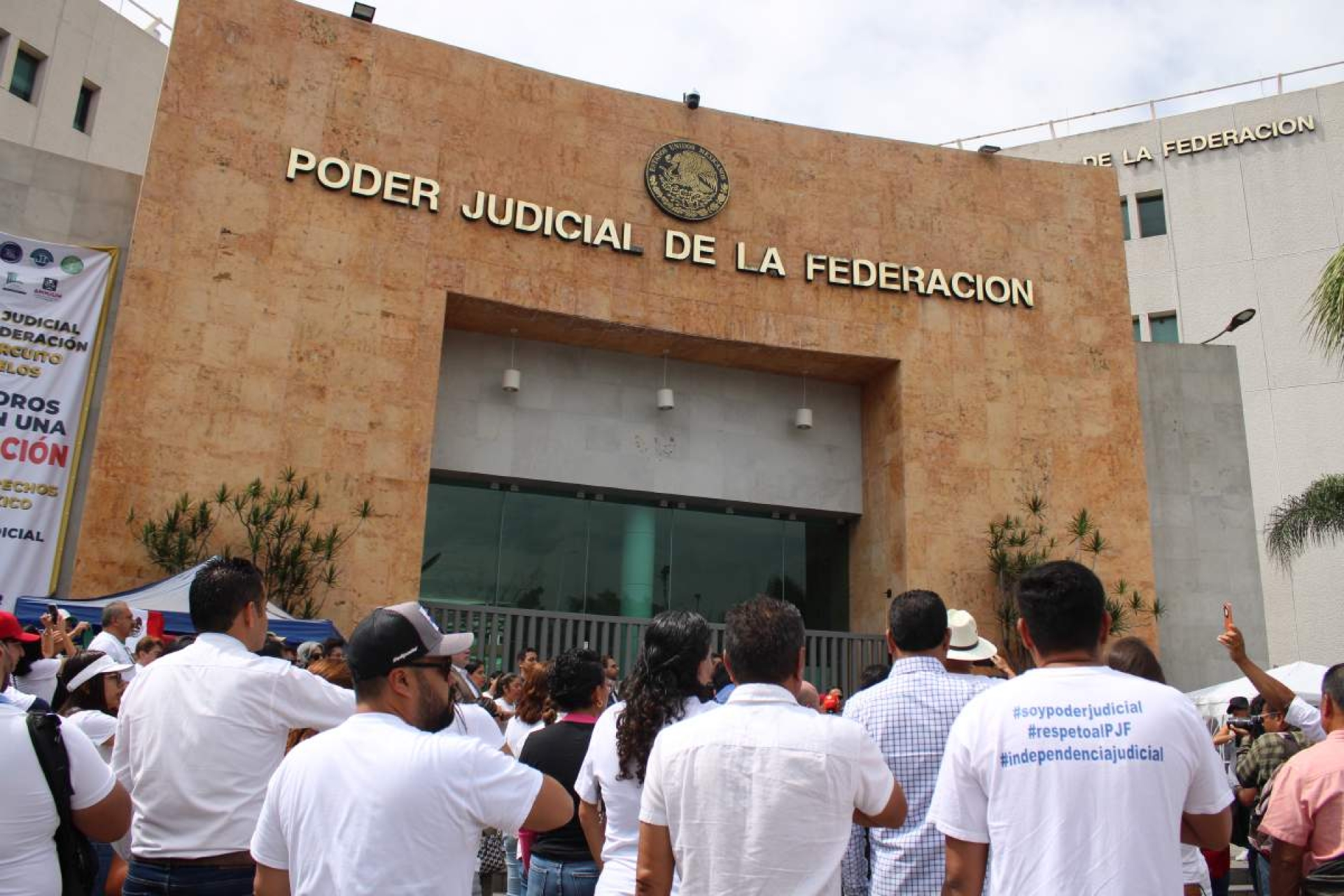 Paro indefinido en el PJF en Morelos