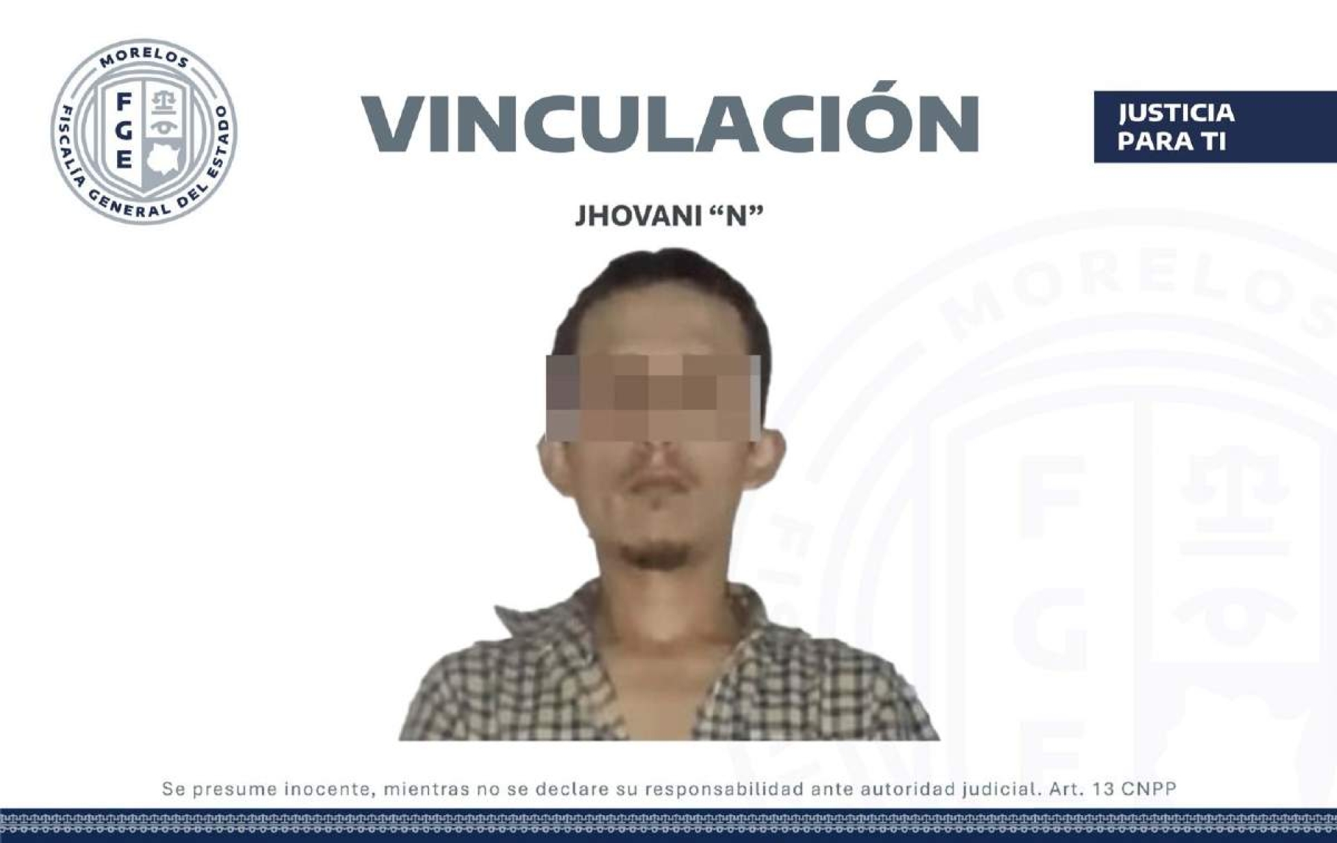 Vinculan a proceso a un presunto homicida