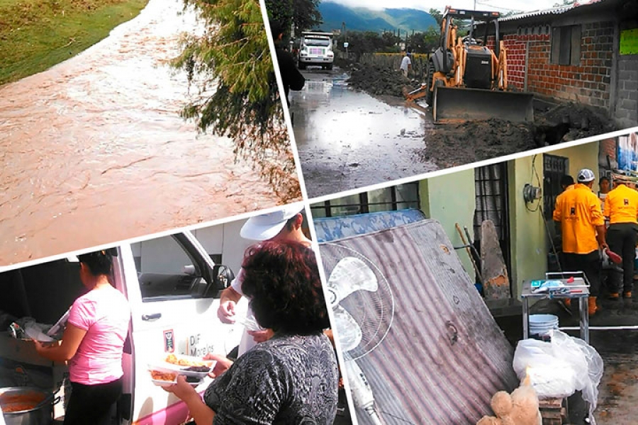 Se desbordó la barranca “Chica”; hay 250 casas inundadas