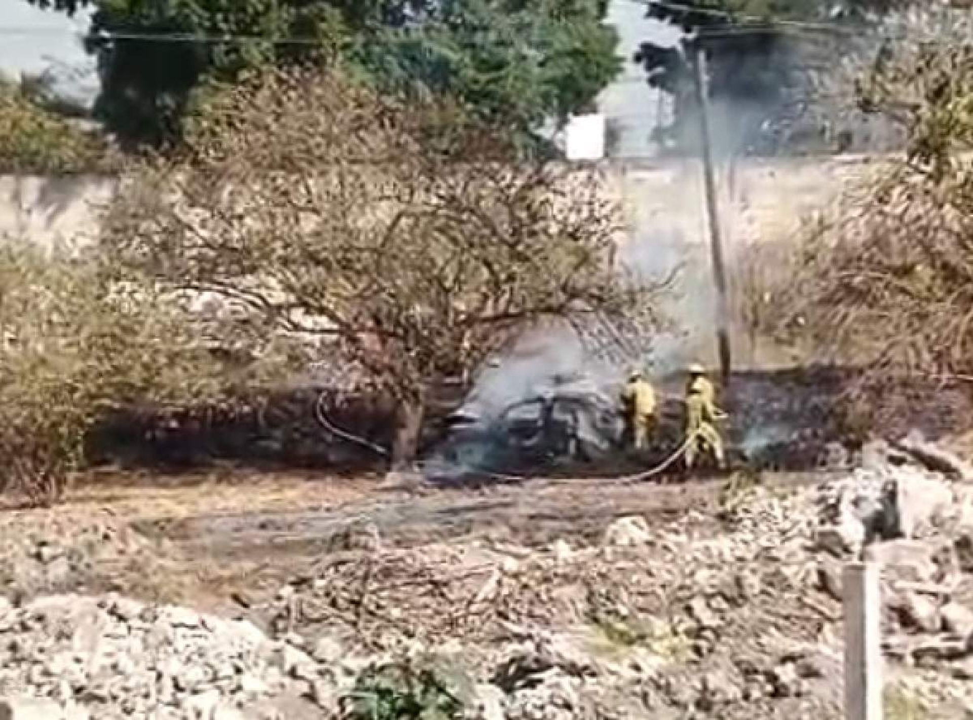 Volcaron en la camioneta que se acababan de robar