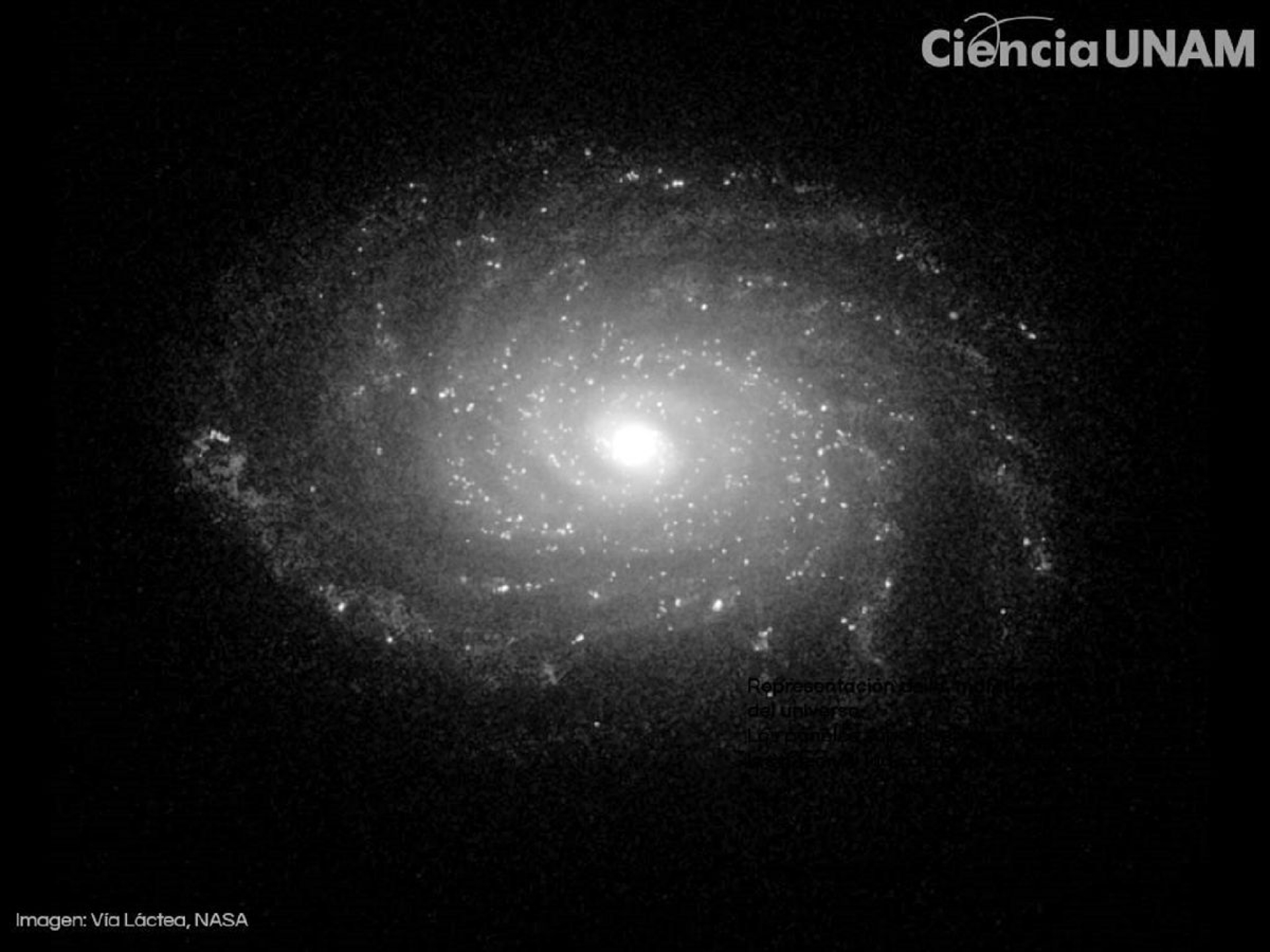 Gracias a la materia oscura, existen las galaxias