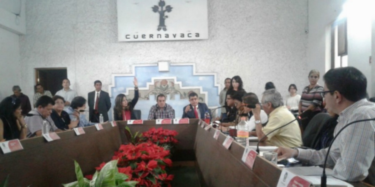 Realizan sesión de cabildo del Ayuntamiento de Cuernavaca