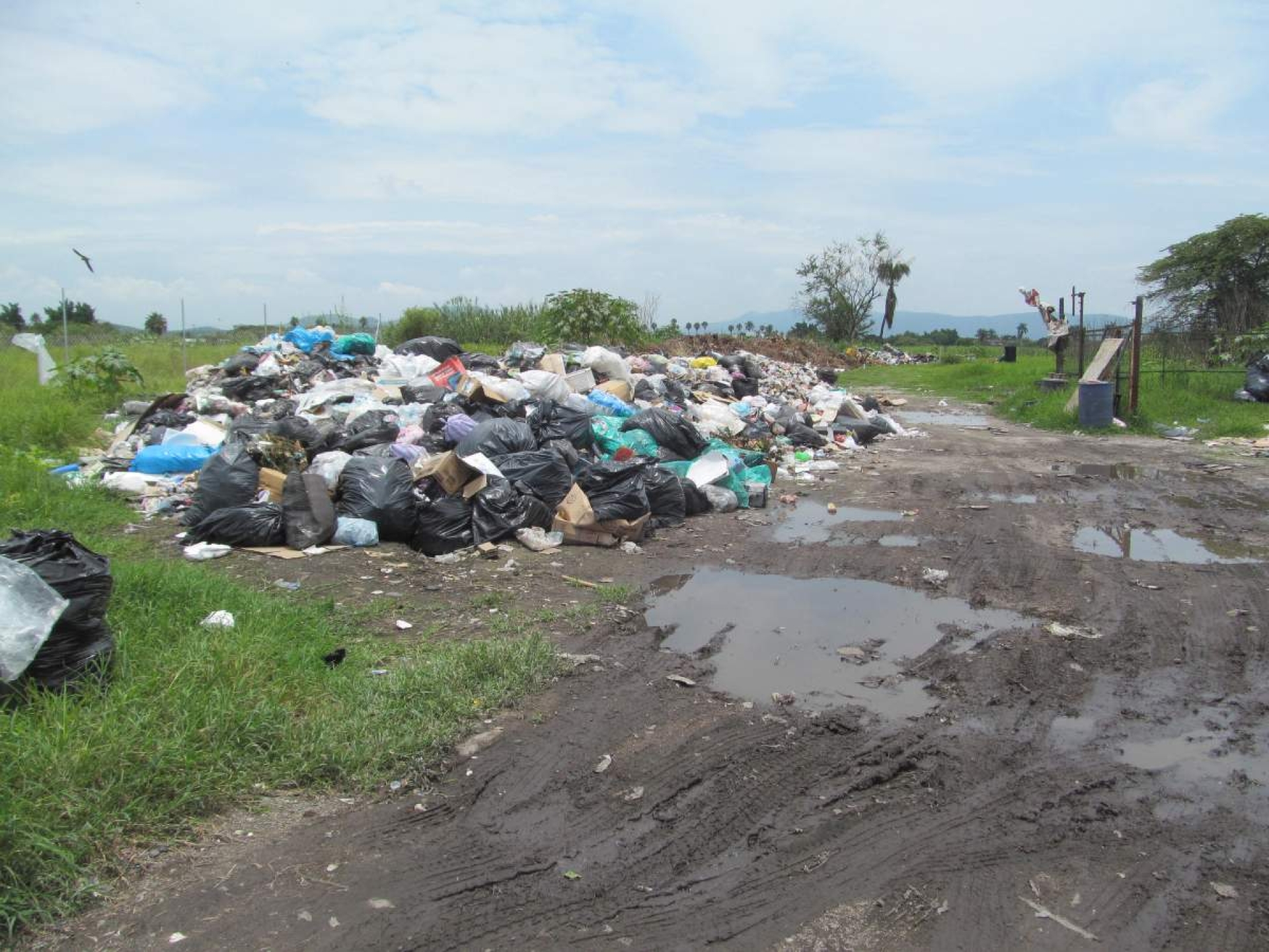 Tiradero al aire libre inquieta a vecinos de Zacatepec