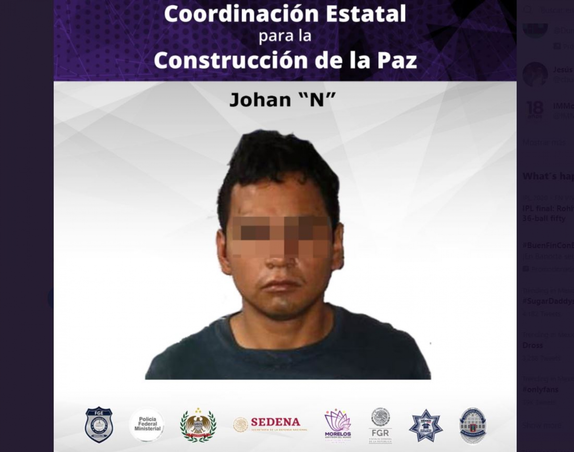 Dan 11 años de prisión a joven que hirió a un policía