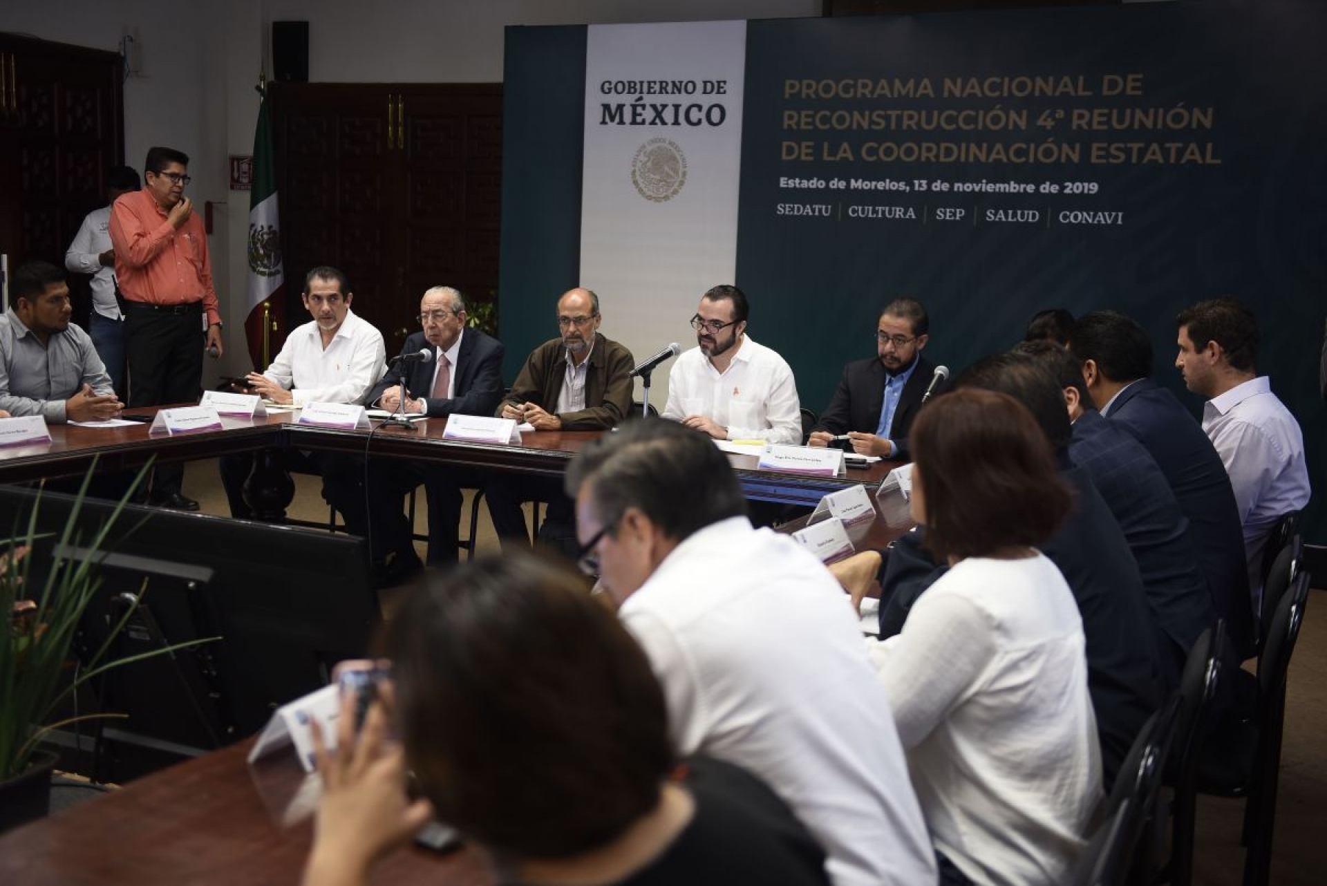 Avanzan trabajos del Programa Nacional de Reconstrucción