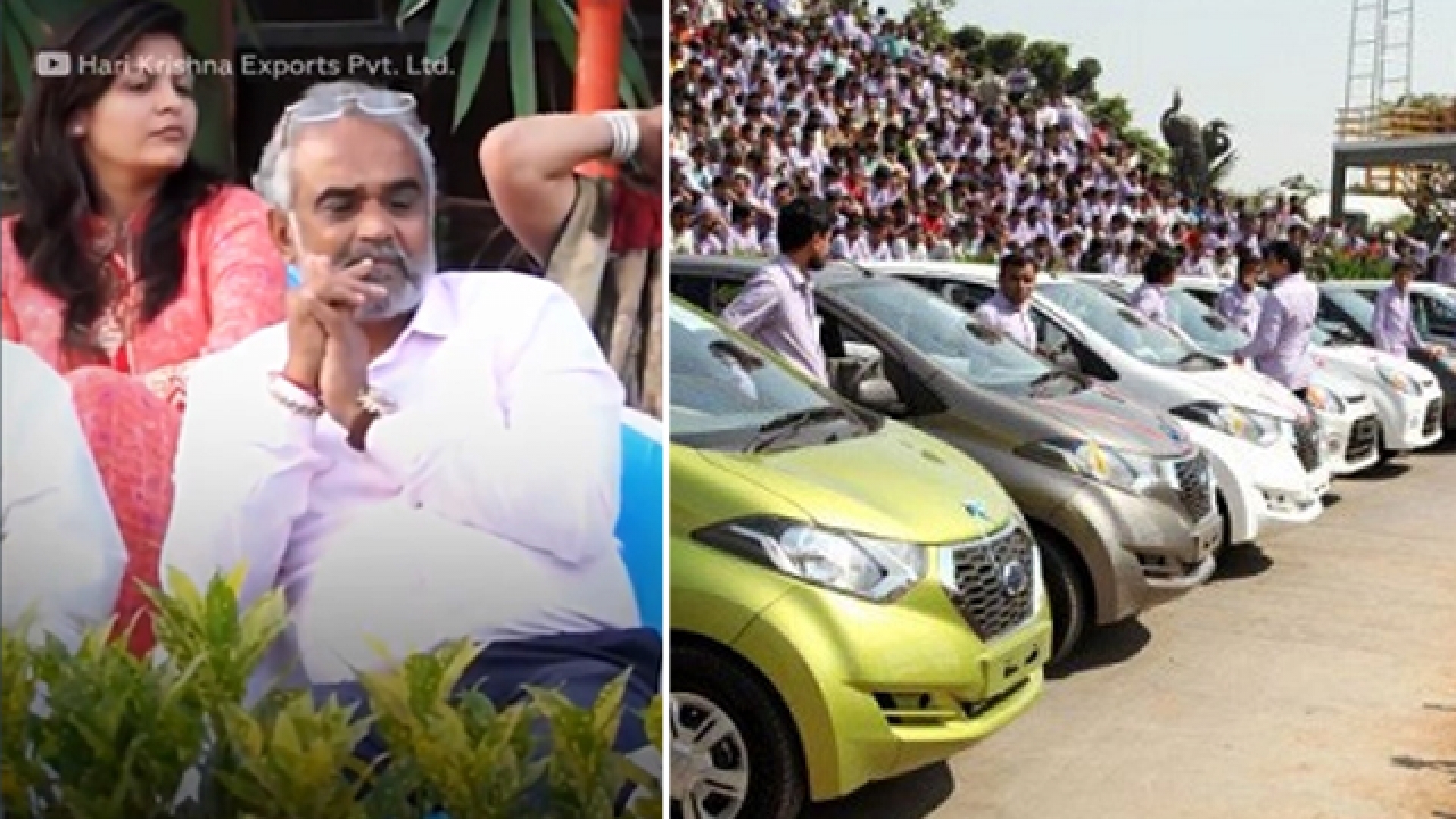 Un empresario de la India regala autos y casas a sus trabajadores como agradecimiento