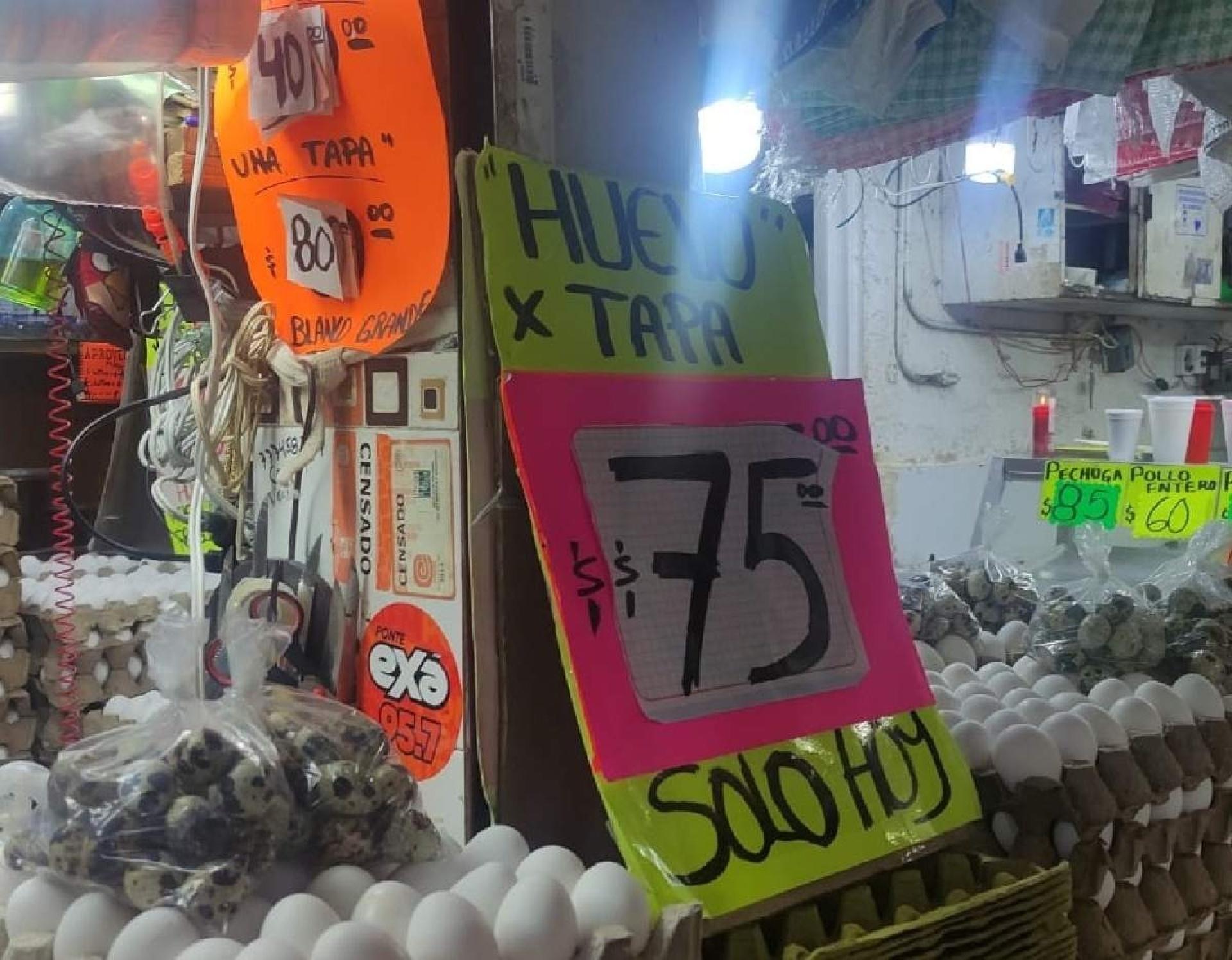 El precio del huevo afecta las ventas del producto