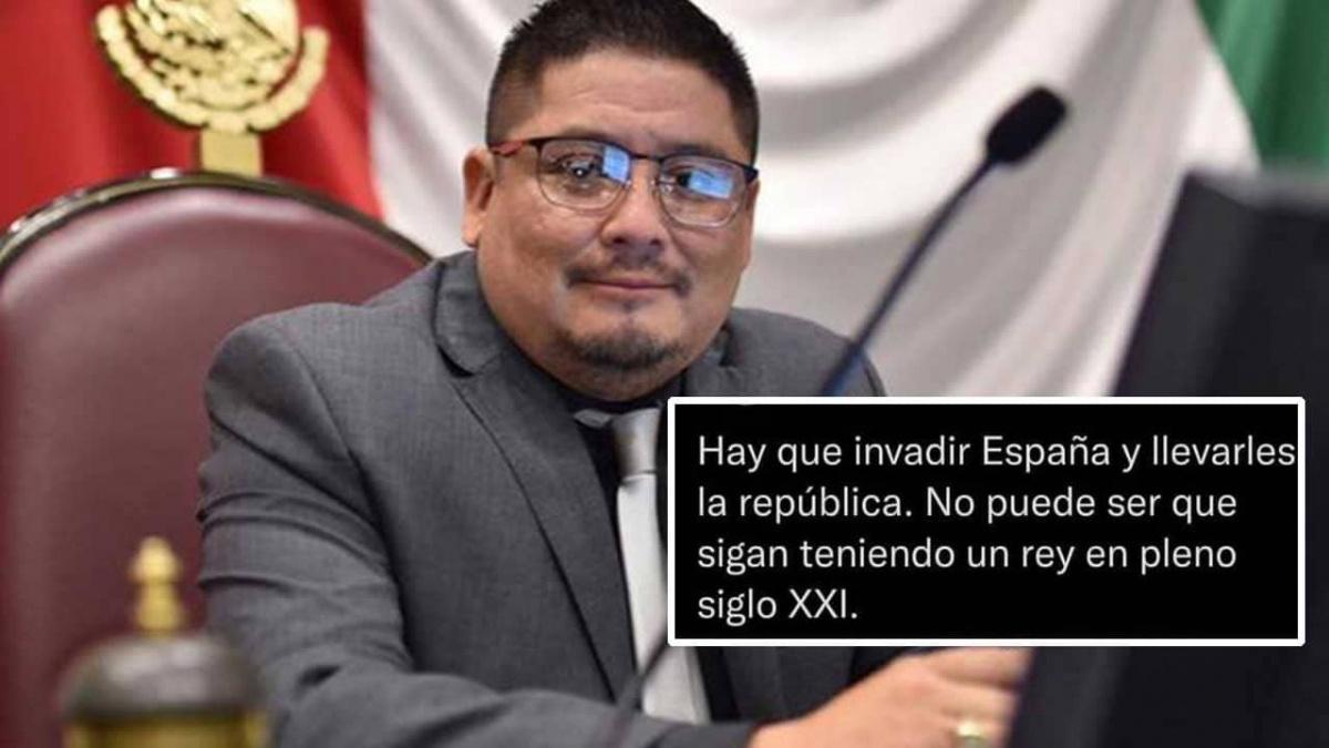 Diputado de Morena propone irónicamente "invadir" España