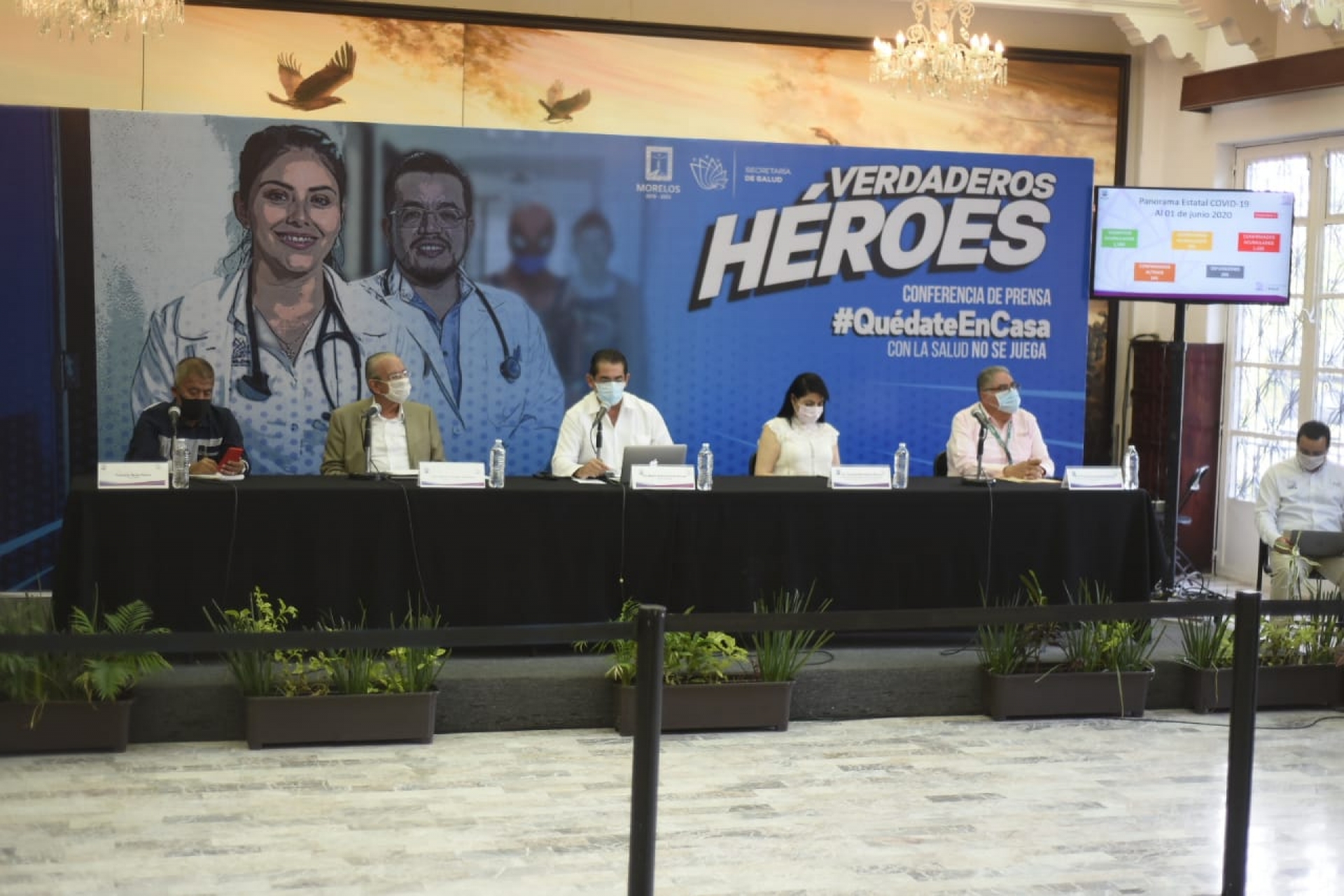 En Morelos autoridades reportan mil 455 casos confirmados acumulados de covid-19 y 283 decesos