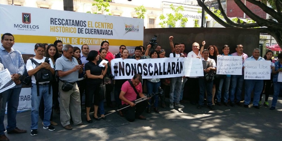 Conmemoran periodistas el Día de la Libertad de Expresión; exigen cese cualquier agresión