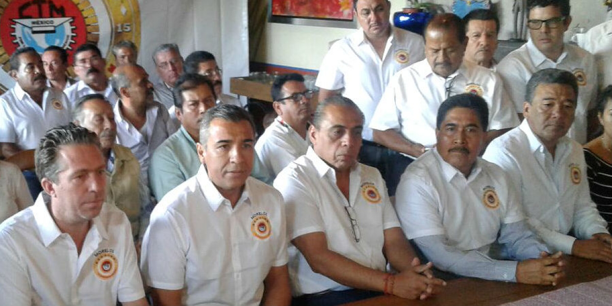 Se rebelan integrantes de la sección 15 de la CTM contra su secretario general