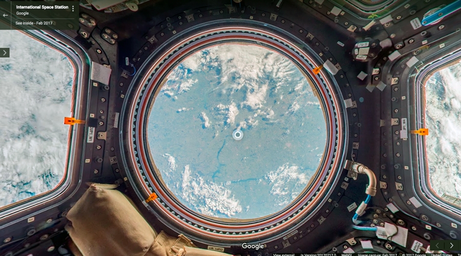 Google Street View arribó a la Estación Espacial Internacional