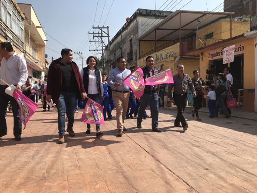 Abren a la circulación la calle Emiliano Zapata de Yautepec