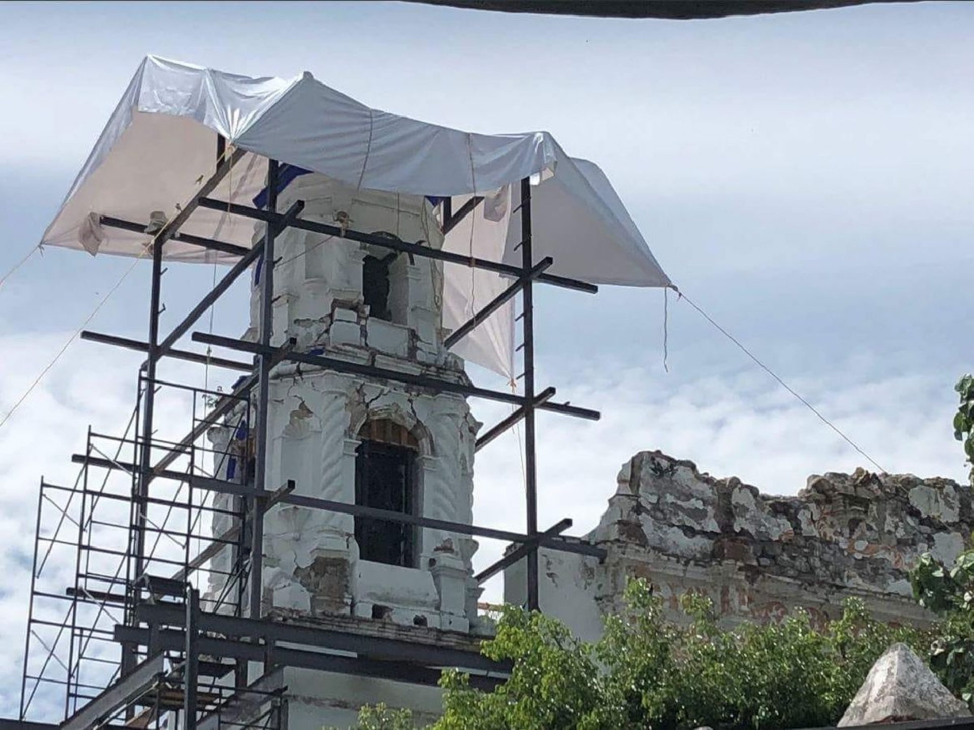 En un año quedaría restaurada la parroquia de San Juan Bautista de Coatetelco: obispo de la diócesis de Cuernavaca