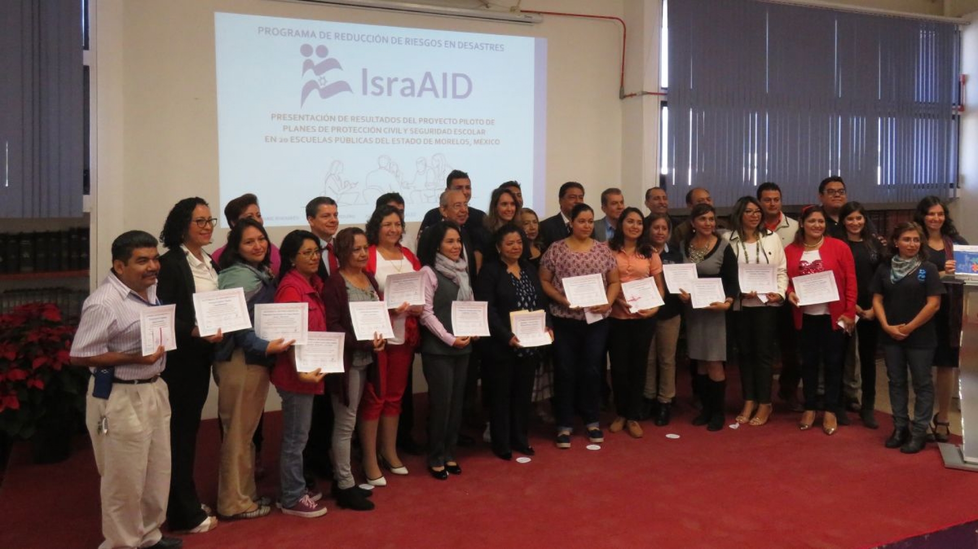 Concluye capacitación de riesgos de desastres en planteles educativos