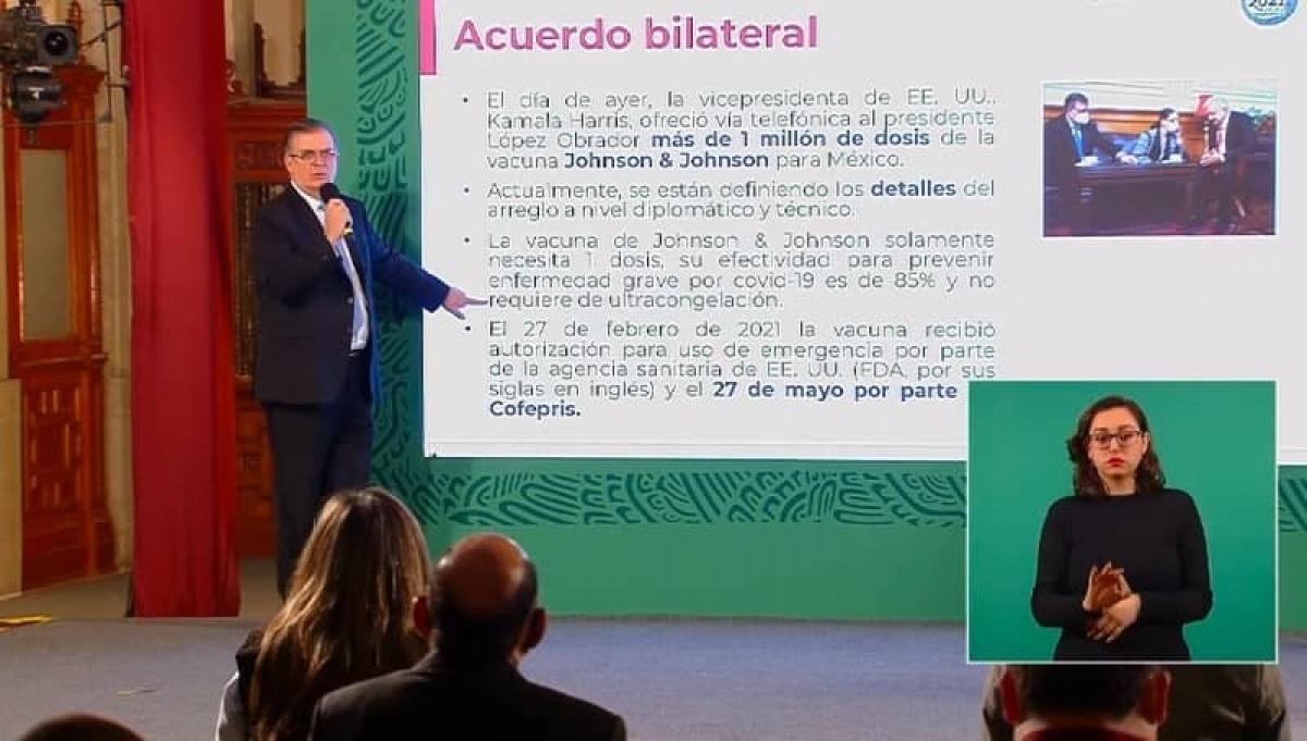 Personas de 18 a 40 años de frontera recibirán vacunas de Johnson &amp; Johnson