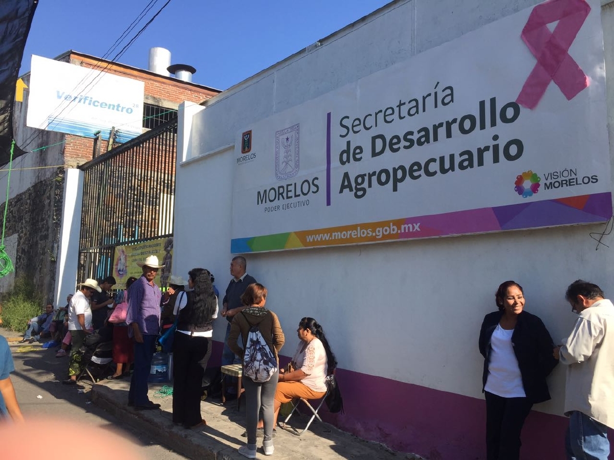 Campesinos retoman plantón en la Sedagro