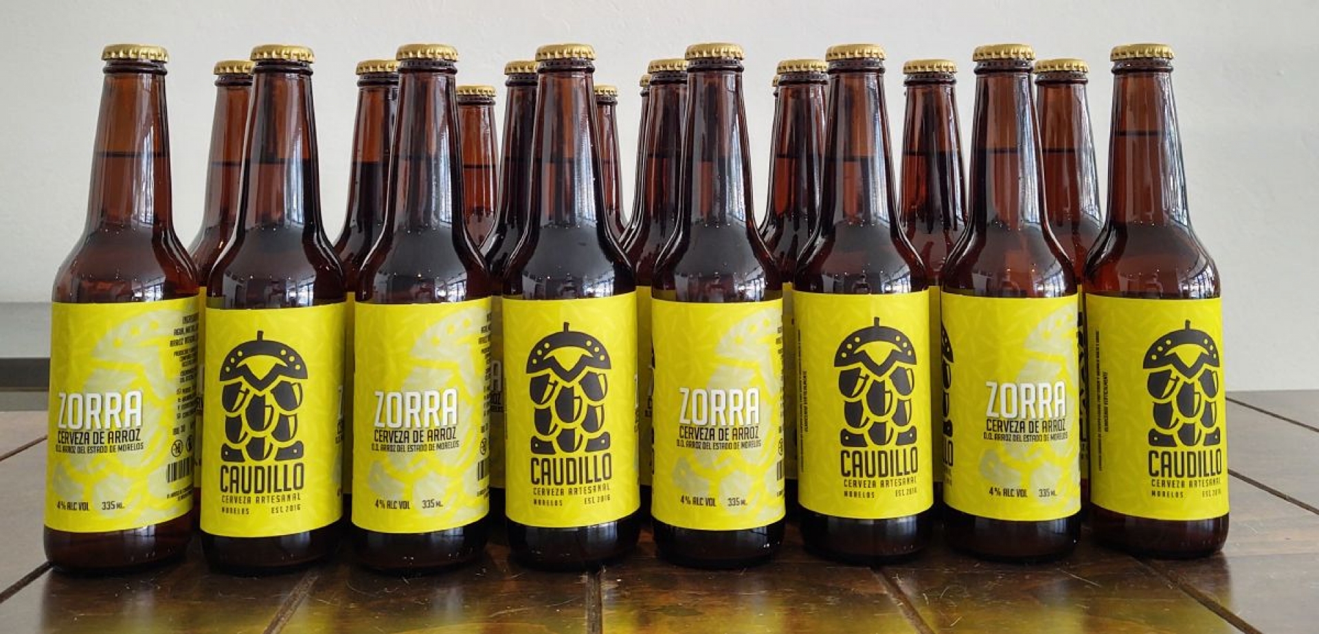 ZORRA   La primera y única cerveza de arroz integral D.O. Estado de Morelos