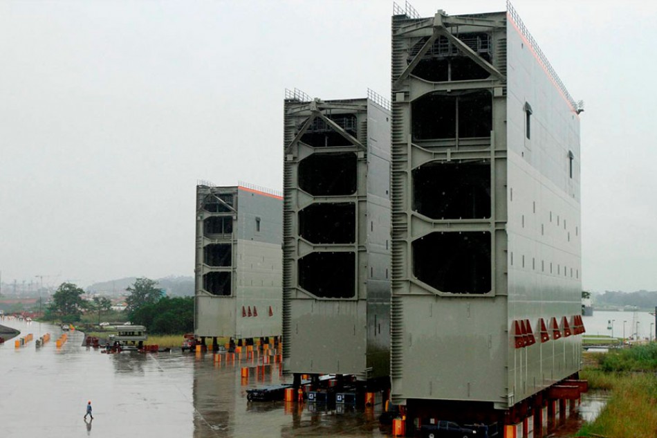 Así de gigantescas son las nuevas compuertas del Canal de Panamá [Fotos]