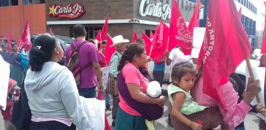 Se manifiesta Antorcha Campesina; demanda liberación de recursos en proyectos de Sedeso