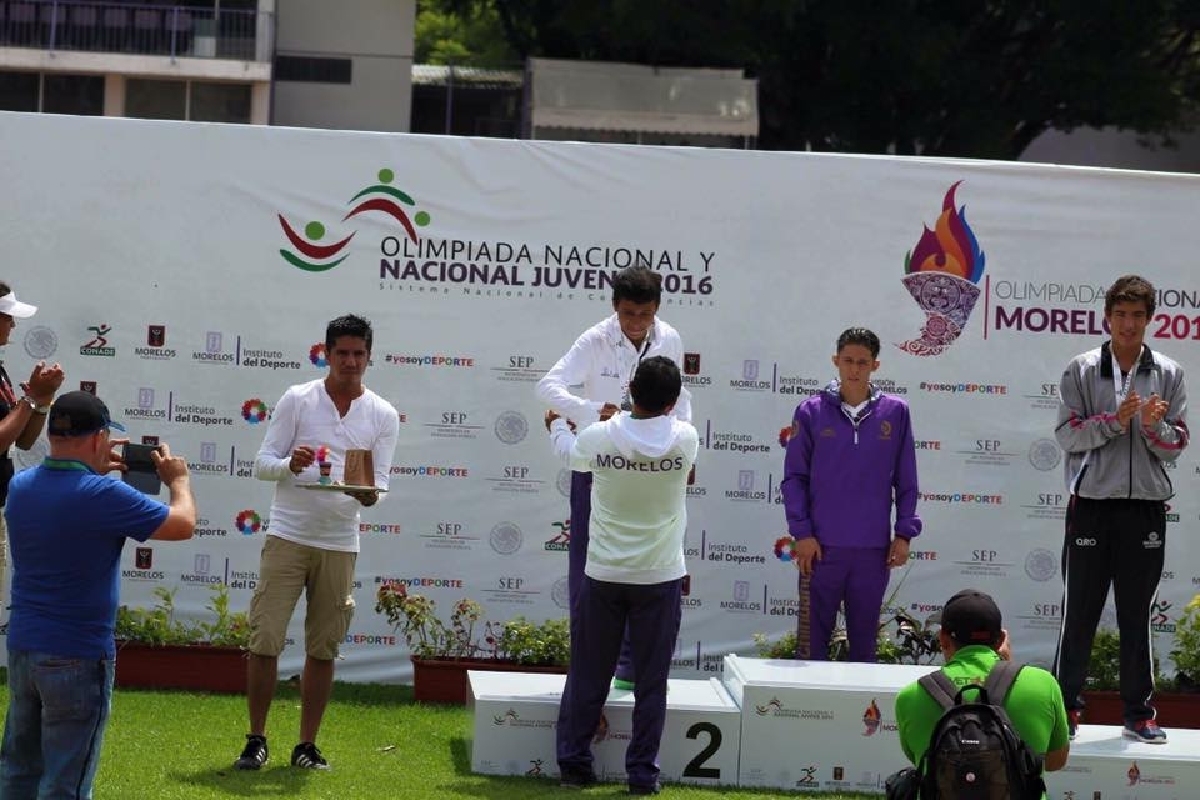 Luis Antonio Avilés gana plata en Olimpiada Nacional