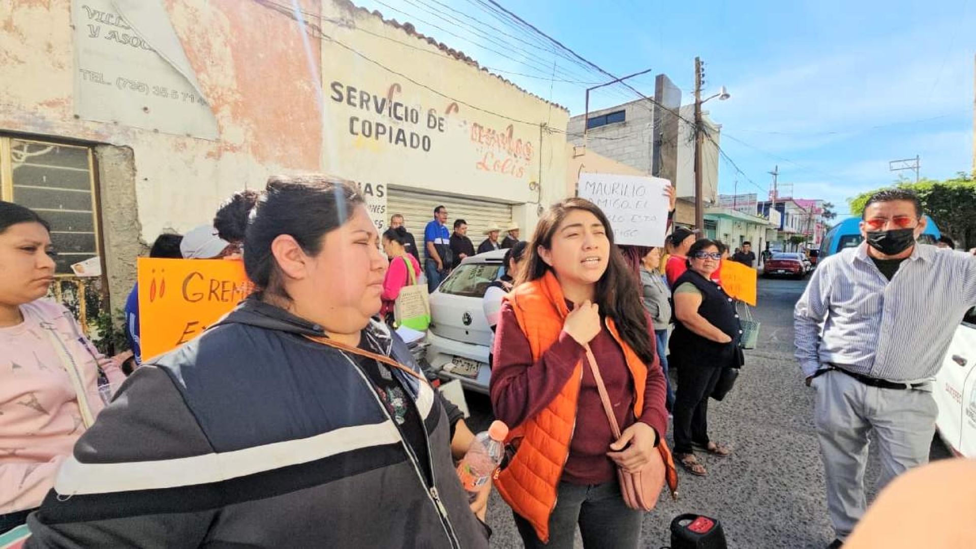 Protestan transportistas para exigir la libertad de exregidor de Tlayacapan