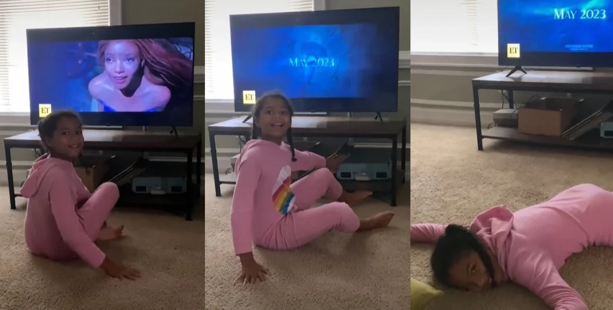 'Es morena como yo' Niña reacciona a nuevo tráiler de La Sirenita