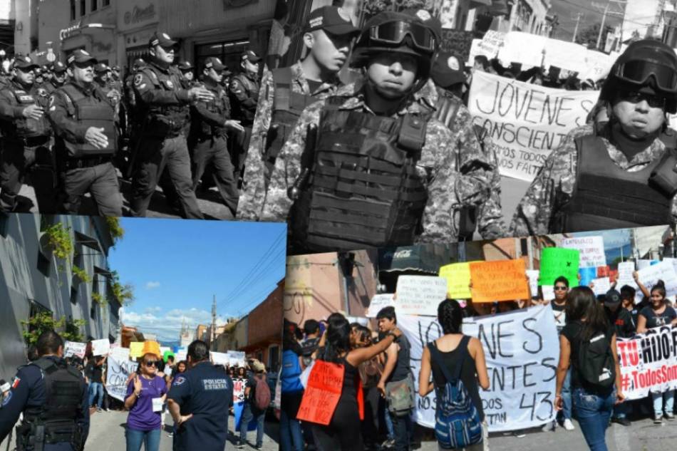 “No venimos a desfilar; venimos a protestar”: estudiantes durante el desfile del 20 de noviembre