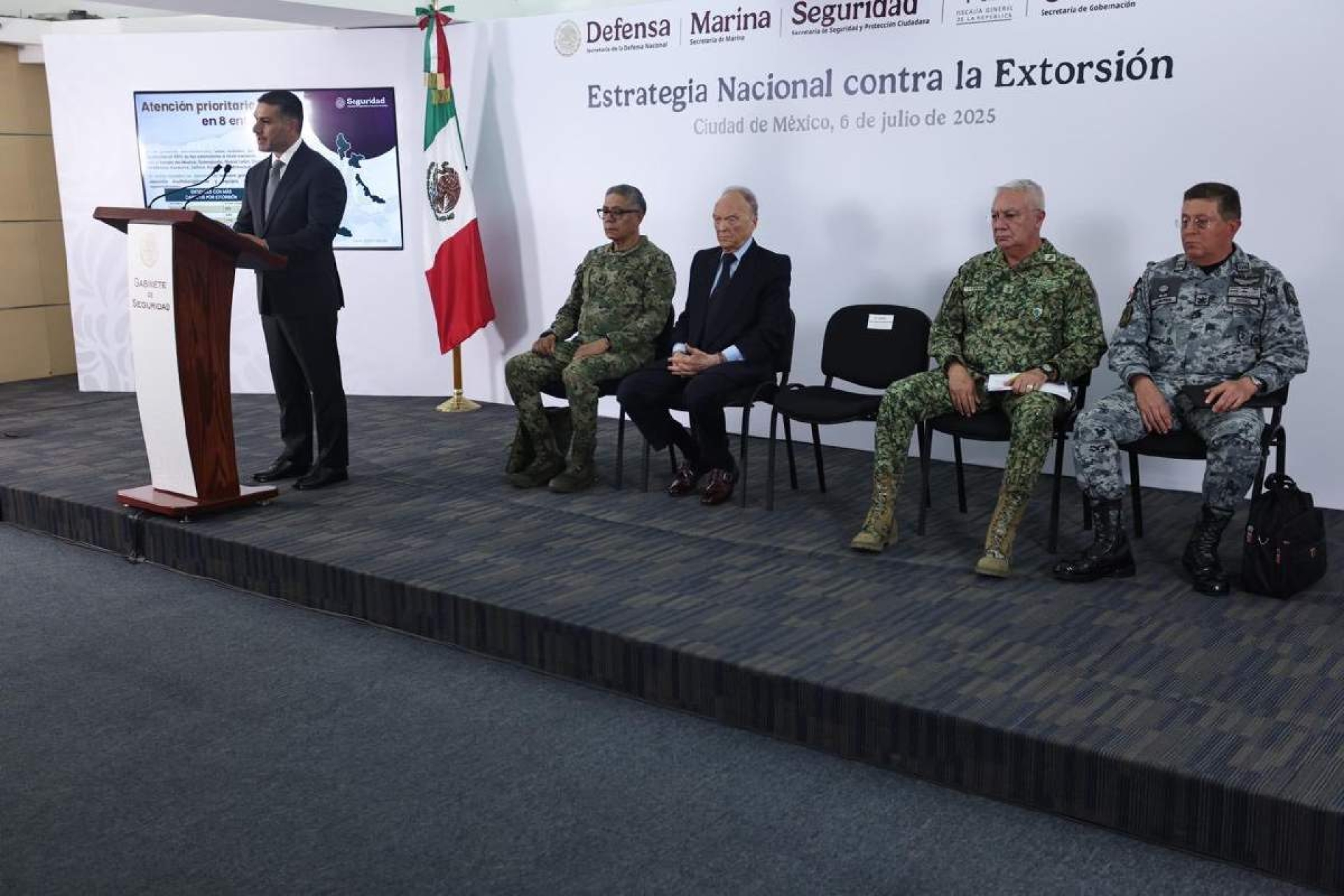 Lanzan estrategia nacional contra extorsión