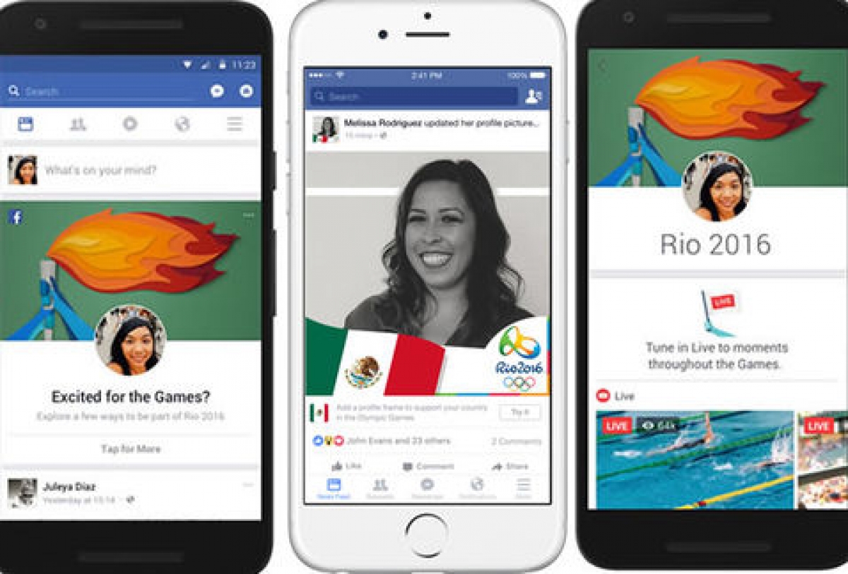 Instagram da pelea a Facebook 'por el oro' en Río 2016