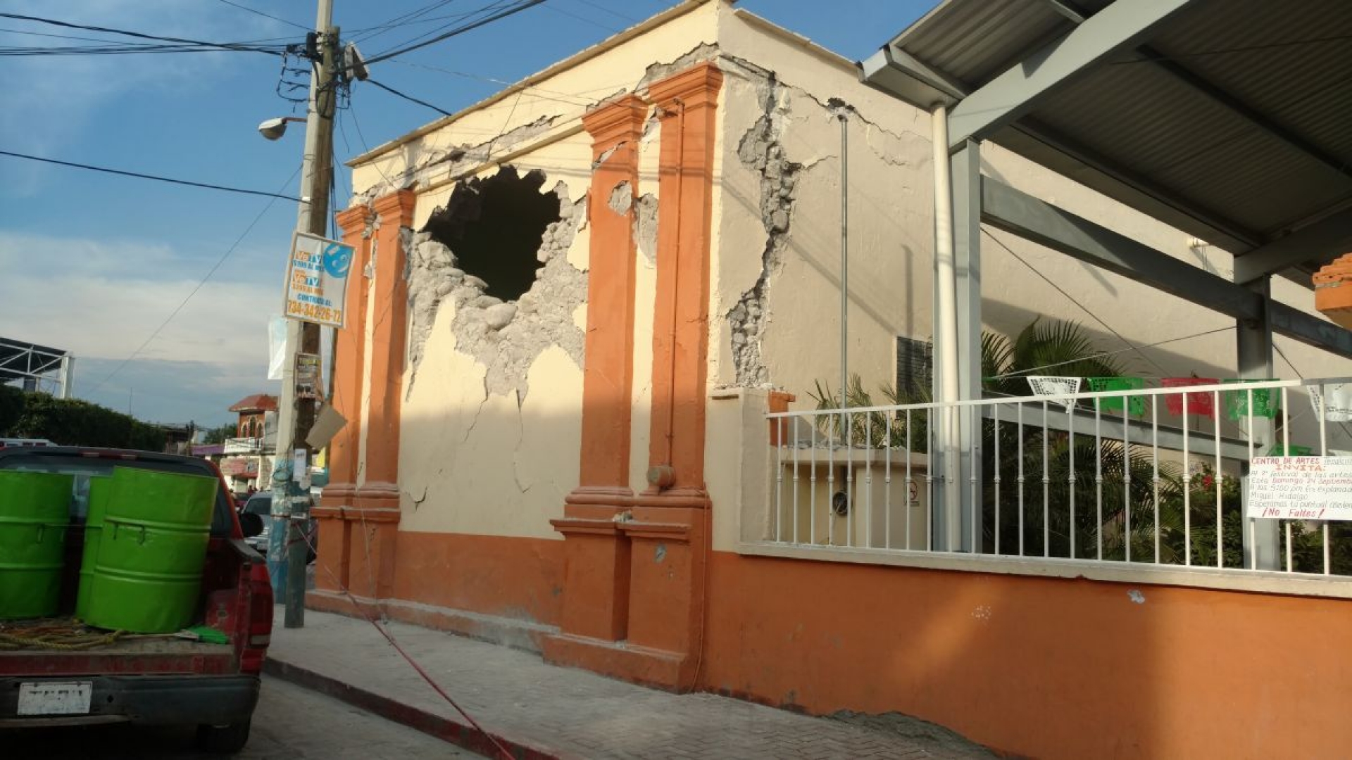 Más de la mitad de casas dañadas por el sismo, sin reconstruir en Tepalcingo
