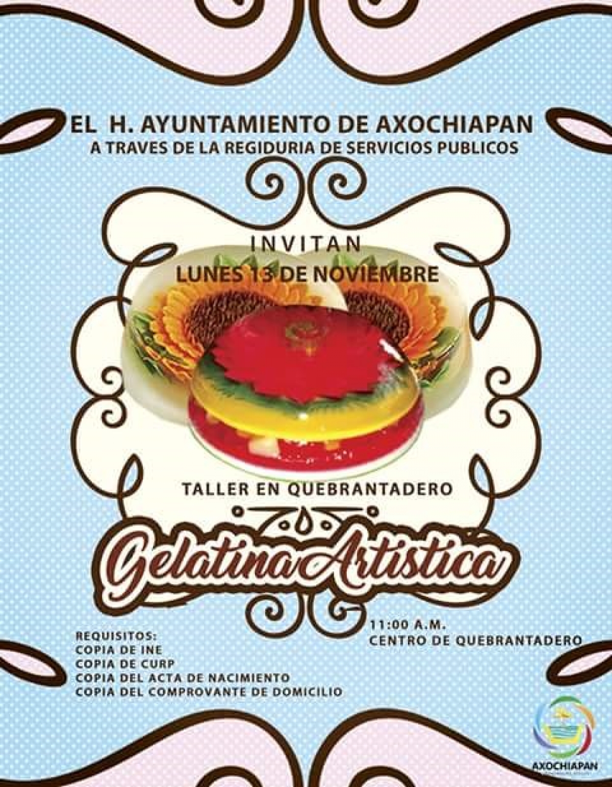 Impartirán curso de gelatina artística en Quebrantadero