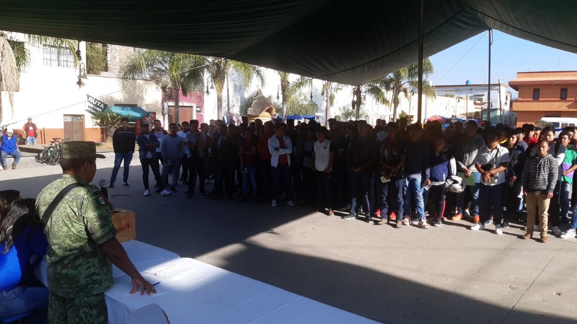 Participan 235 jóvenes en sorteo de Servicio Militar en Yecapixtla