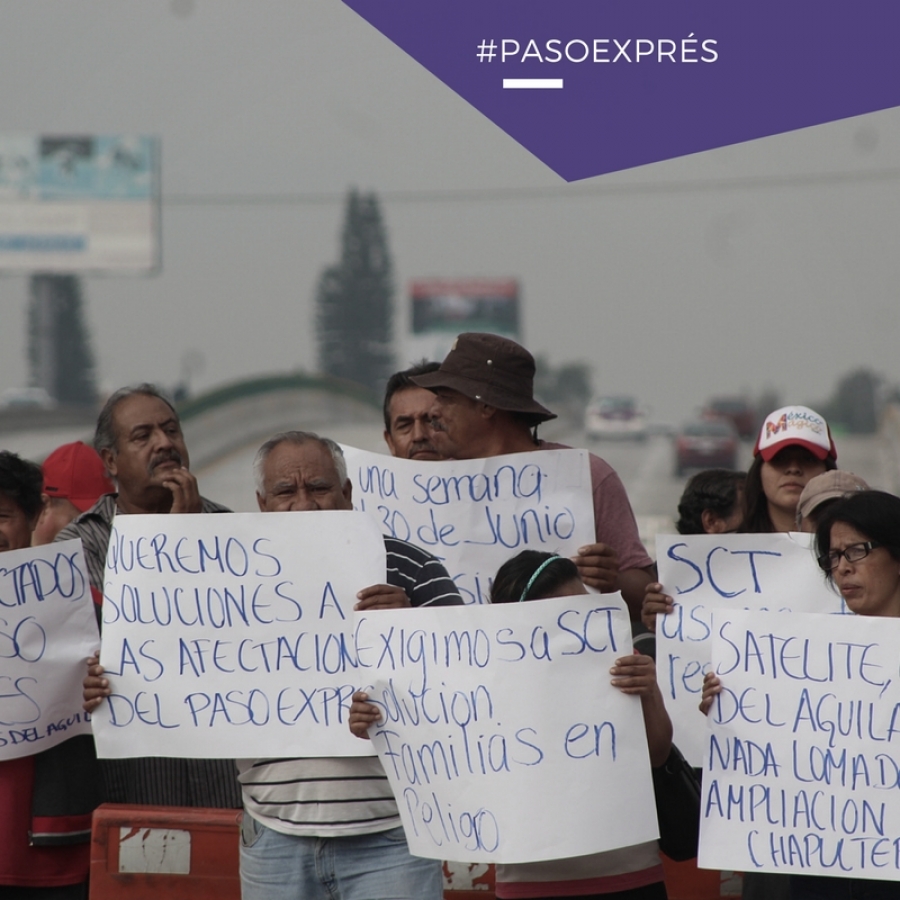 Por más de tres horas bloquearon un sentido del Paso Exprés