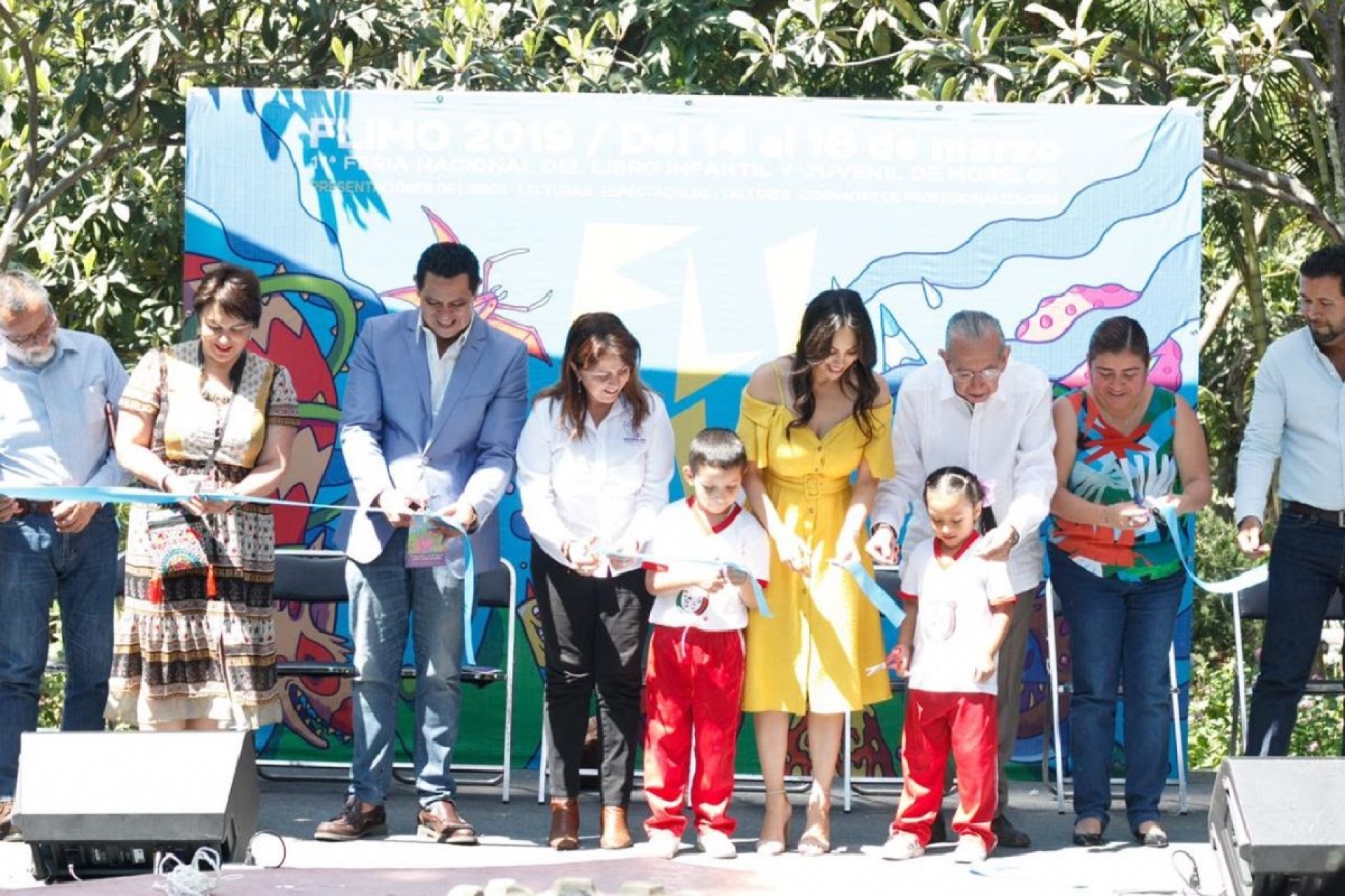 Inaugura Natália Rezende Feria Nacional del Libro Infantil y Juvenil en Morelos