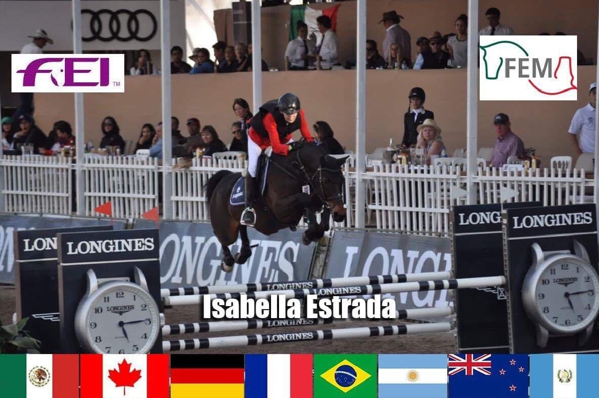Isabella Estrada está en la final del Mundial Infantil de Equitación 2017