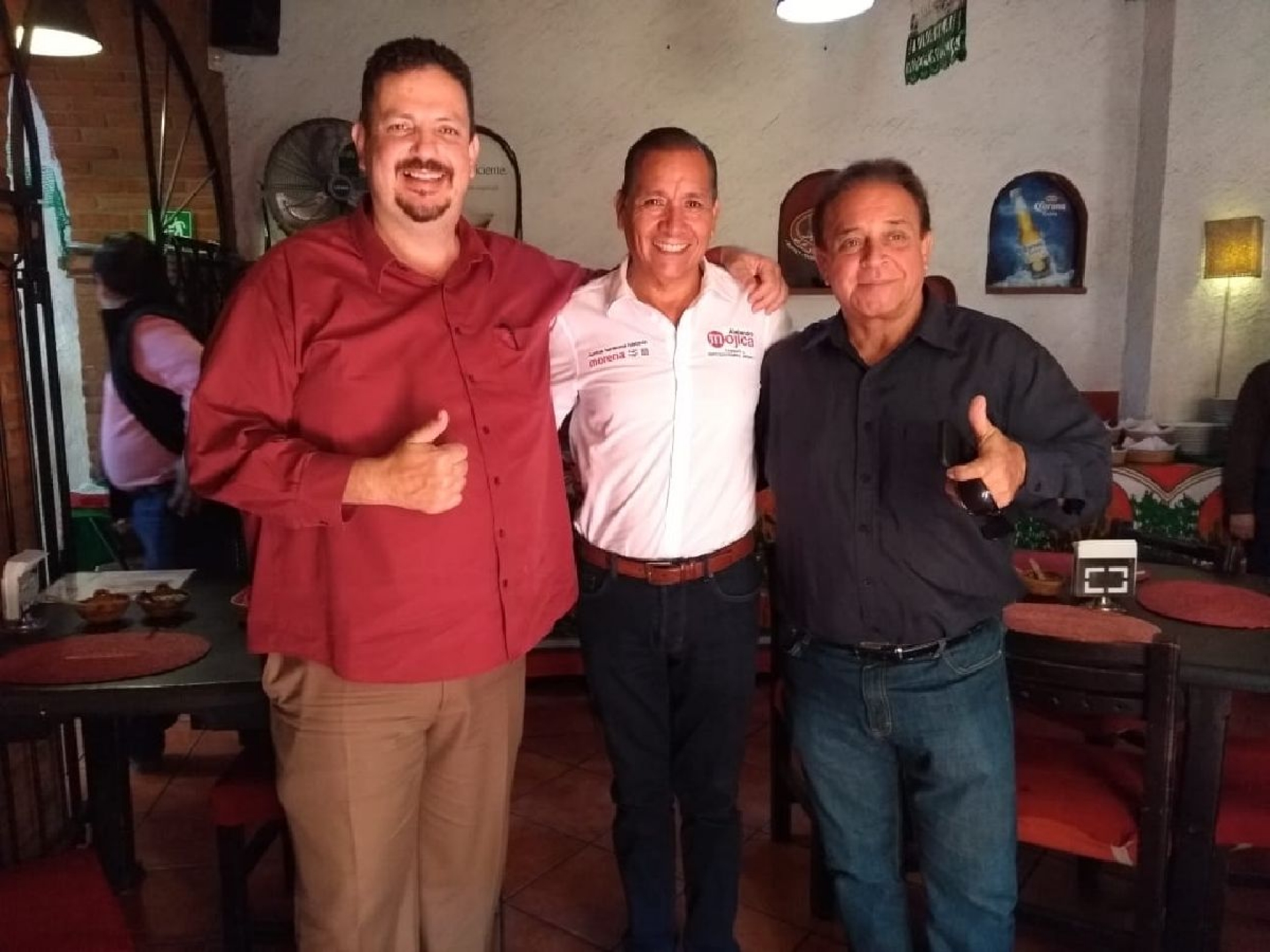 Alejandro Mojica recibe apoyo del Movimiento Ruta 5